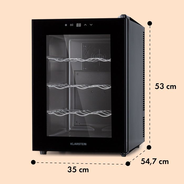 Nowa Winiarka Chłodziarka Lodówka na Wino Klarstein Barolo 12 Uno