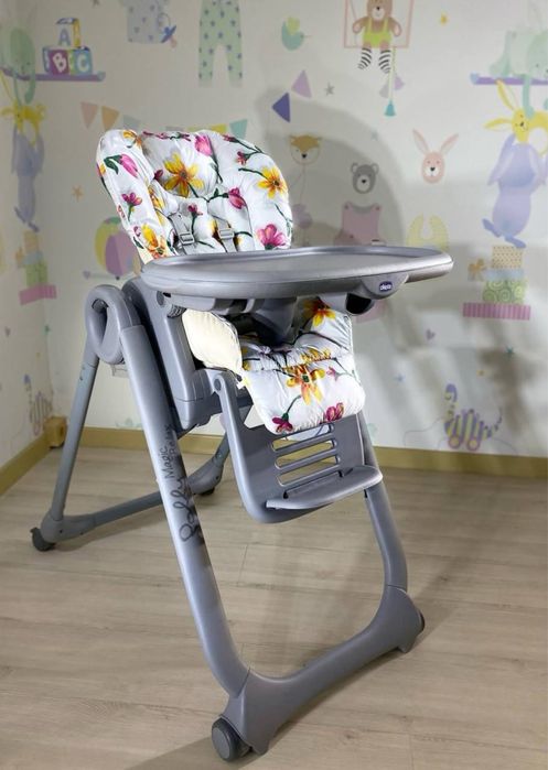 Стілець для годування Chicco Polly Magic Relax Стульчик чико Стул