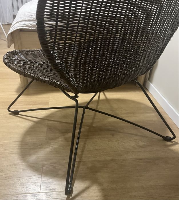 Fotel rattan klasyk