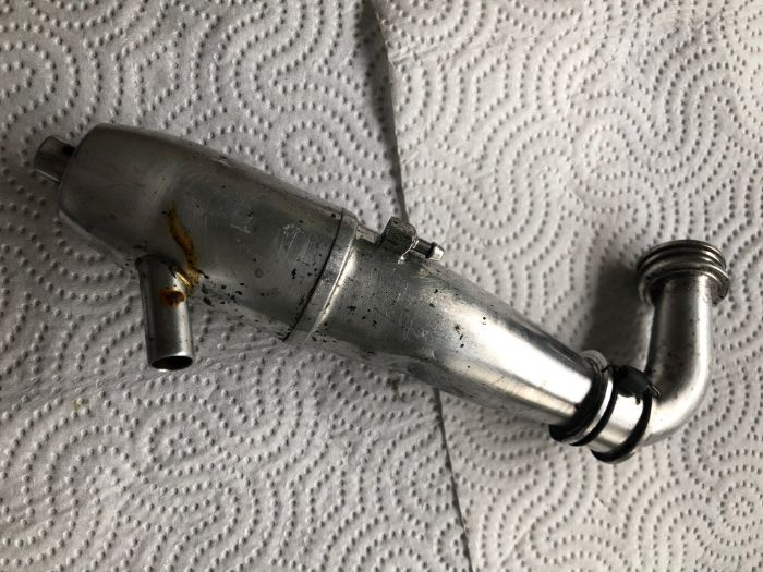 Lote de 4 escapes 1/8 nitro