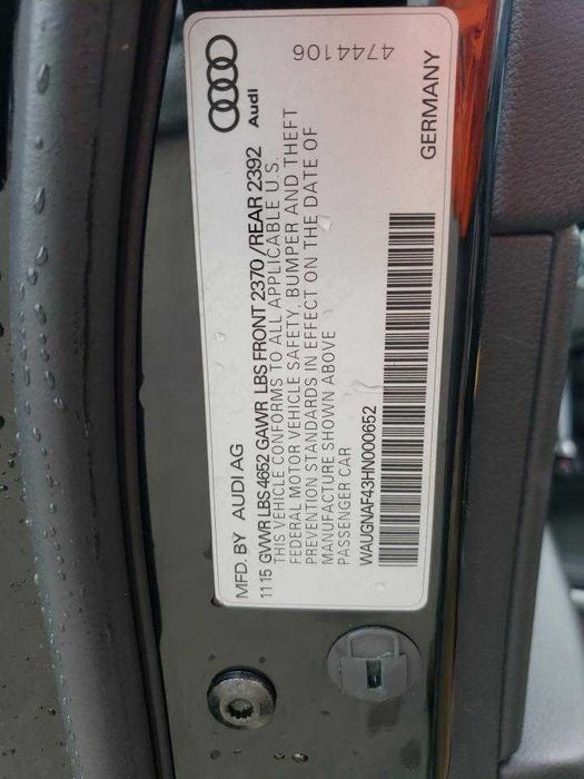 Audi A4 2017 Premium