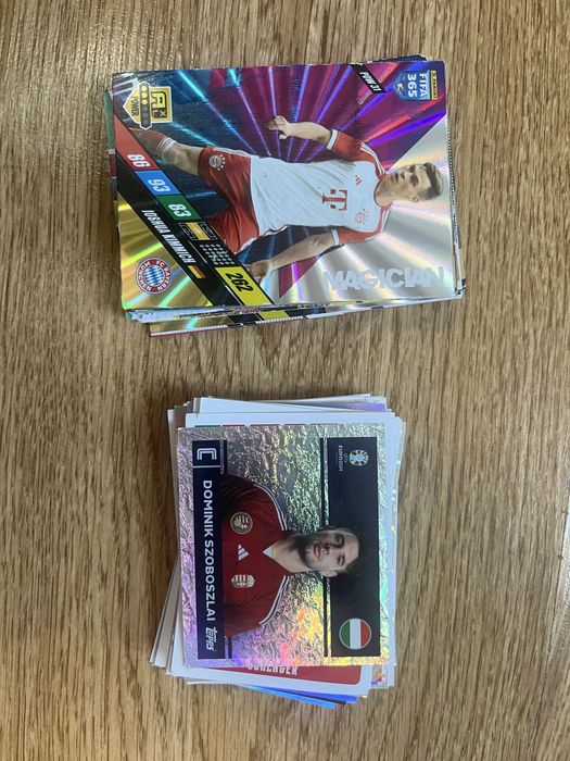 Naklejki + karty piłkarskie mieszanka