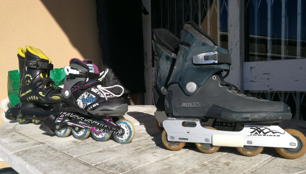 Patins em linha Roces Blade Runner vendo ou troco