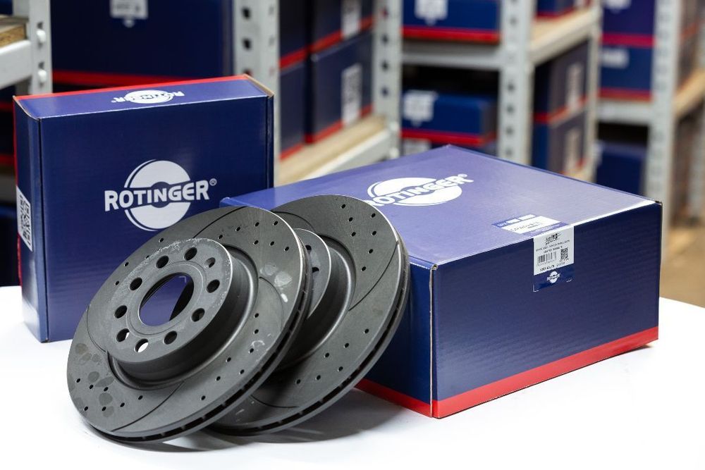 TARCZE ROTINGER VW GOLF V VI JETTA III IV PRZÓD 280mm
