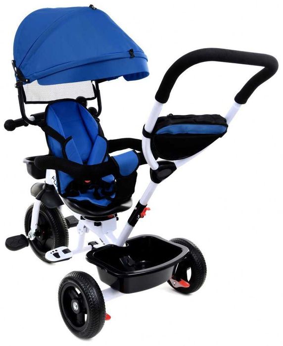 Rowerek trójkołowy dla dzieci - NIEBIESKI