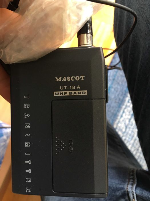 Mikrofon - mikrofony bezprzewodowe - Mascot - nadajnik i odbiornik
