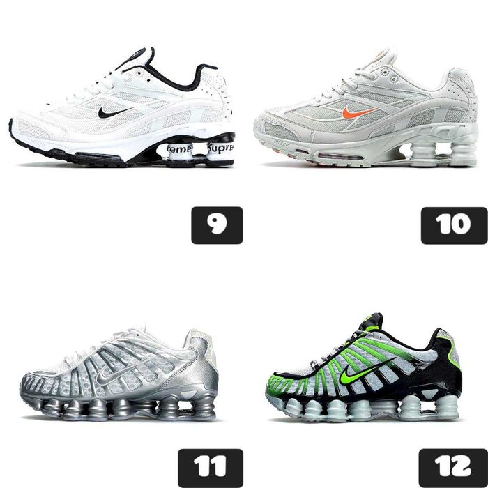 Кросівки Nike Shox TL / Nike Shox Ride 2 SPx Supreme | Розміри 36 – 45