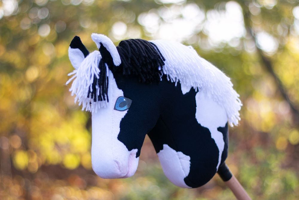 Srokaty hobby horse A4