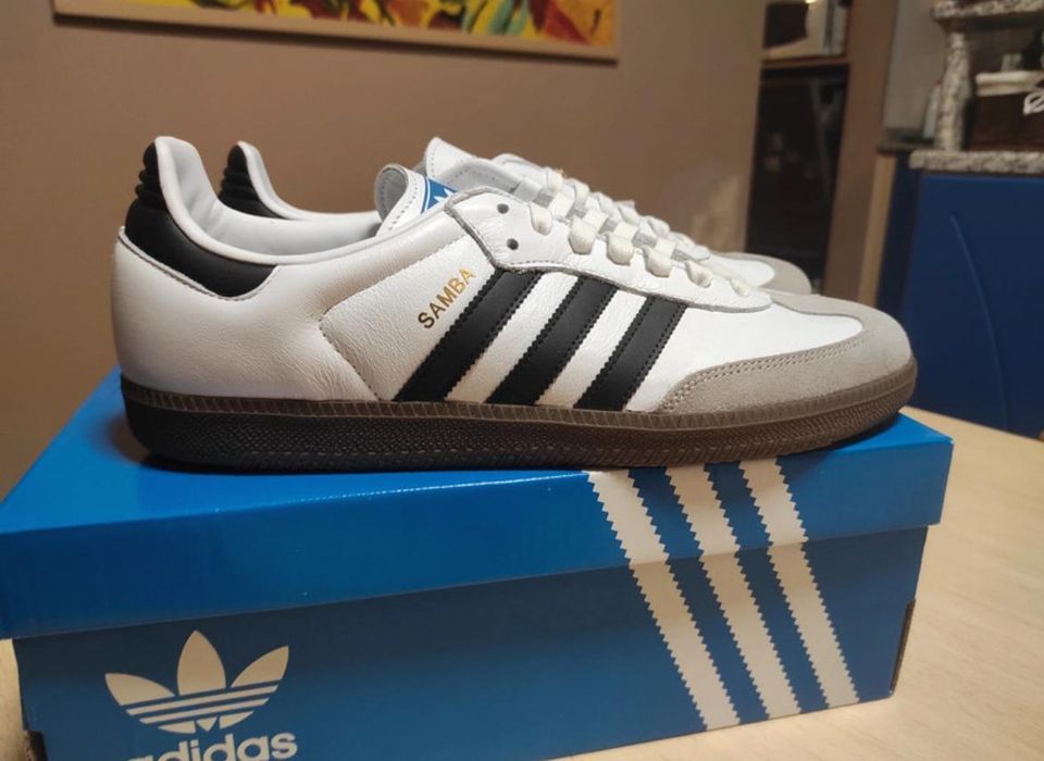 Adidas Samba biale damskie obuwie samba sneakers adidas nowe