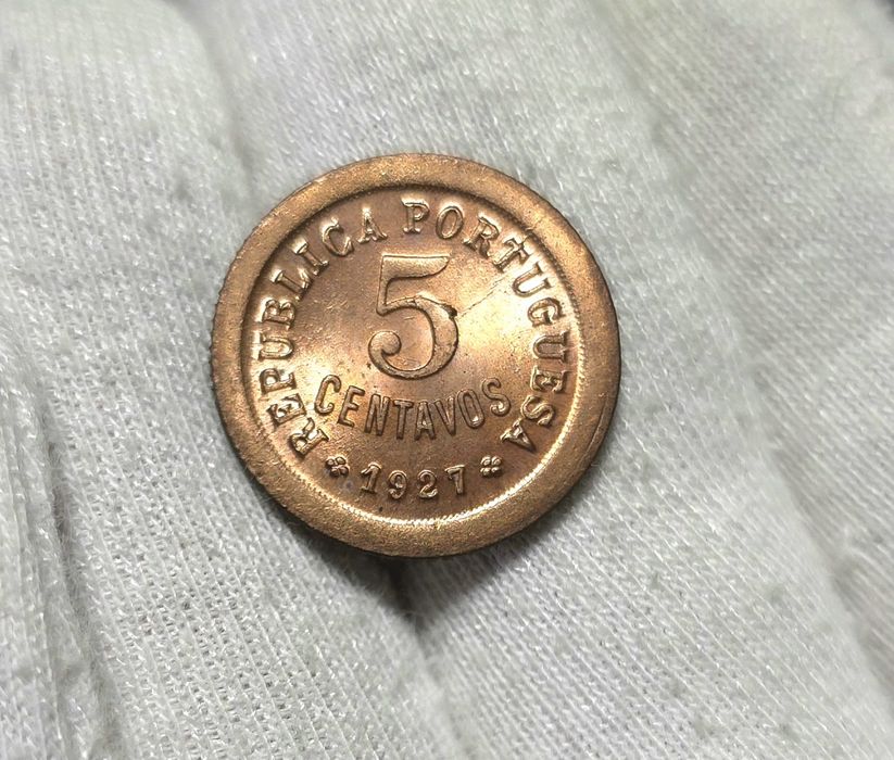 5 centavos 1927 soberba