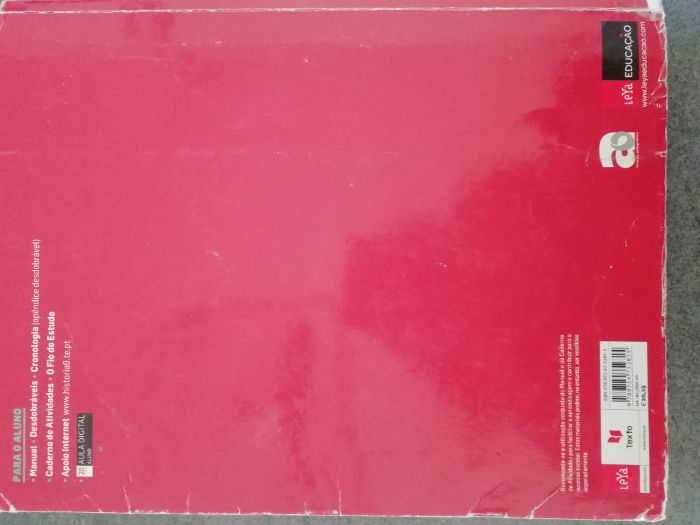 Manual O fio da História 9º ano ISBN 9789724752815