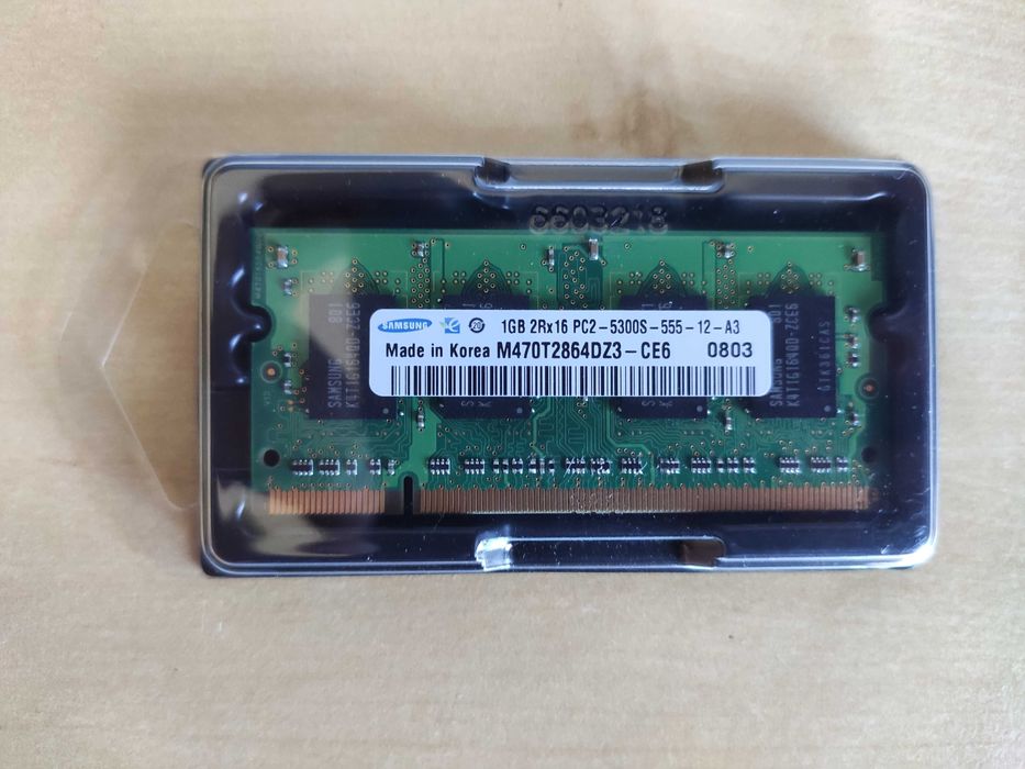 3x adata/Kingston/Samsung 1GB DDR2 667MHz (Memória de portátil, SO-DIMM)