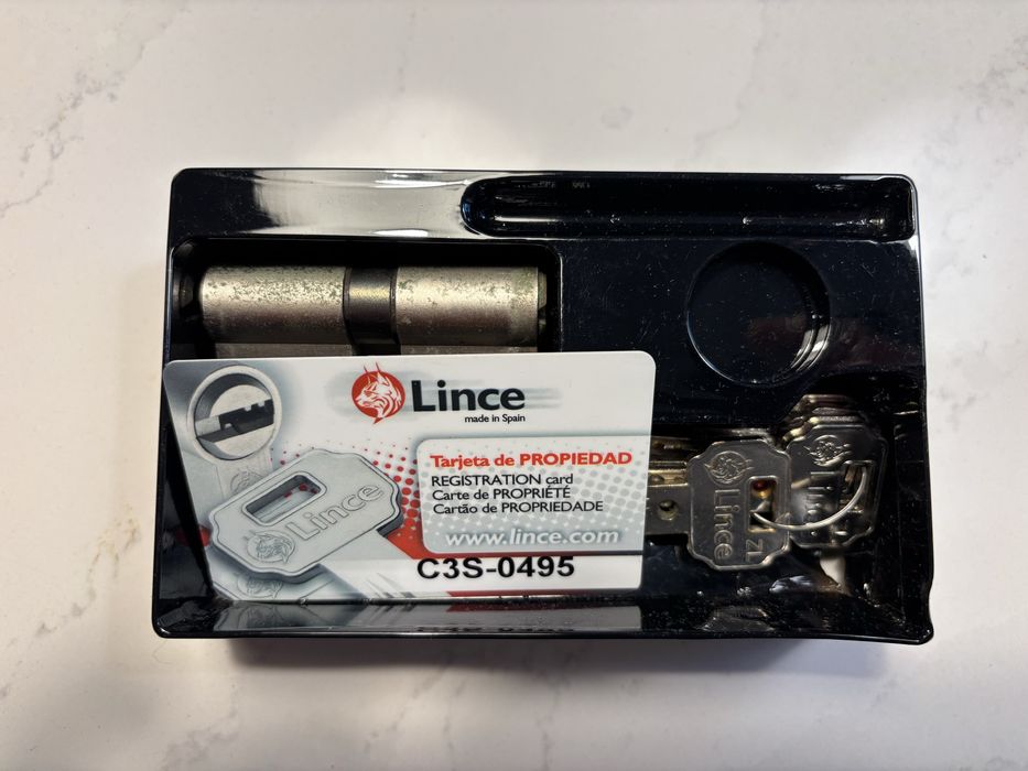 Canhão cilíndrico para fechadura de Casa