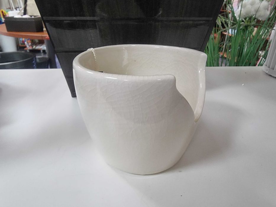 Ceramiczne osłonki kremowe Osłonka Doniczka doniczki z ceramiki