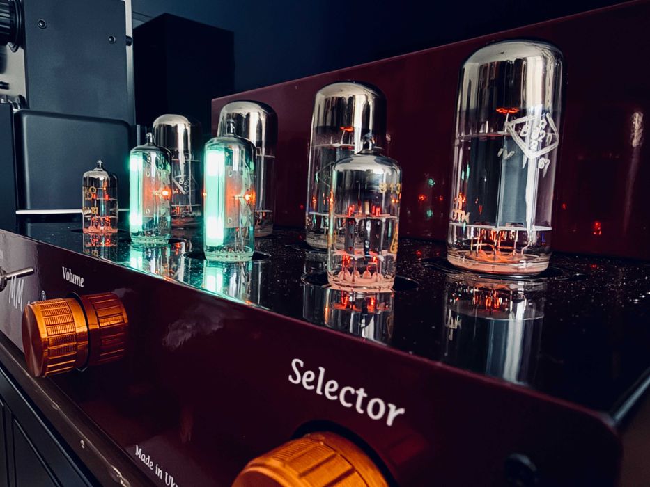 Ламповый 6П3С-Е (=6L6 Fender) push-pull, 2×22Вт NOS 1967, золото ВИДЕО