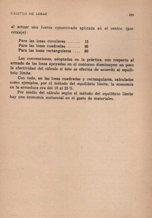 Cálculo de lajes pelo método das linhas de rotura_Dubinsky