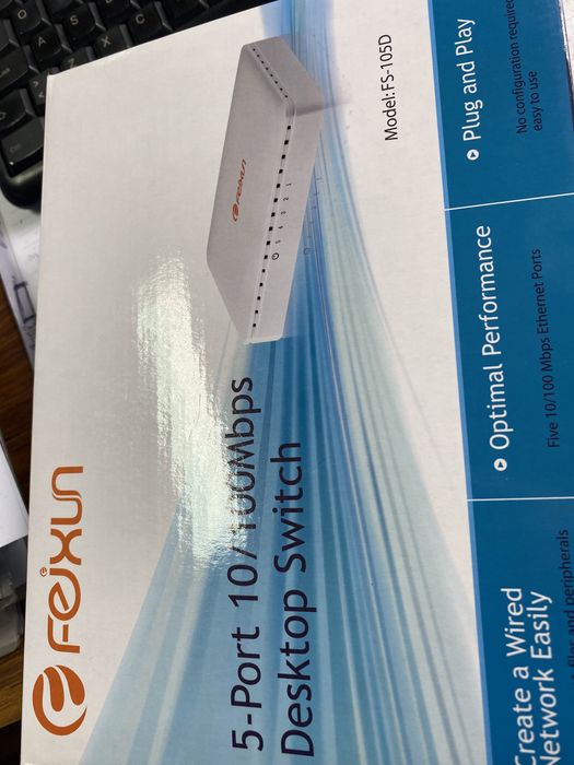 Switch 5 portas 10/100 mbps
