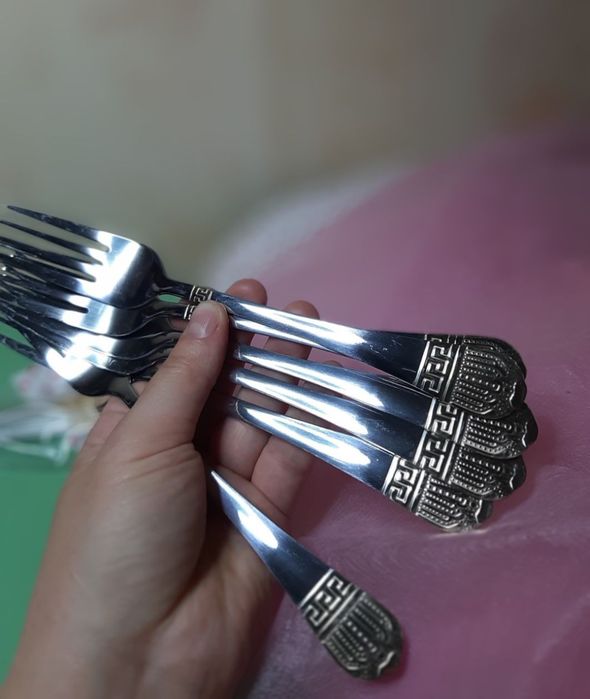 Ложки, виделки, барна ложка, Versace. Столові прибори. Нові