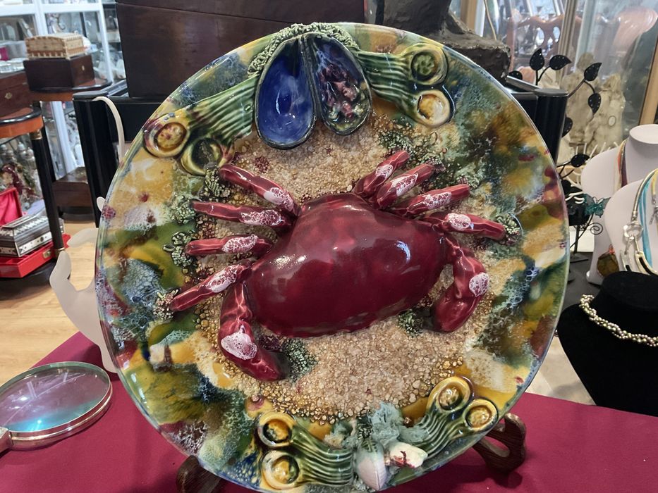 Prato com 26 cm sapateira majolica      Mais anúncios abaixo