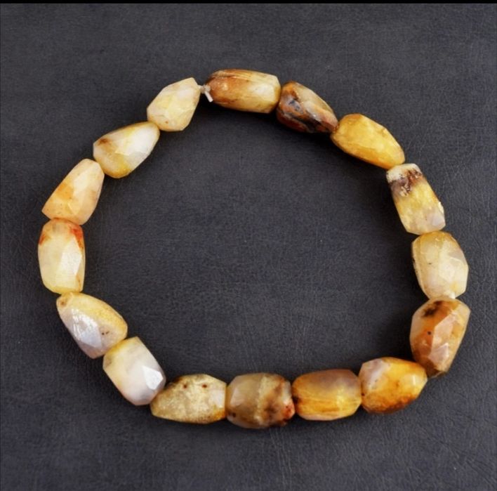 Pulsera Ópalo Dendrítico Natural 98ct