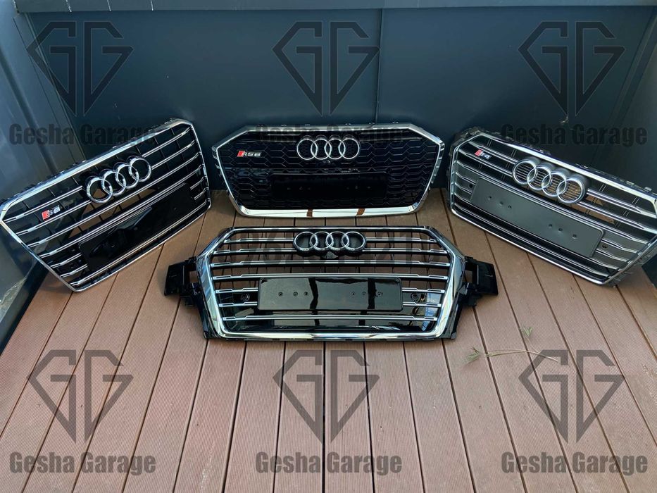 Решітки audi s6 rs4 sq5 s5 s7 sq7 s8 rs3 rs4 rs5 rs6 rs7 ауді ауди