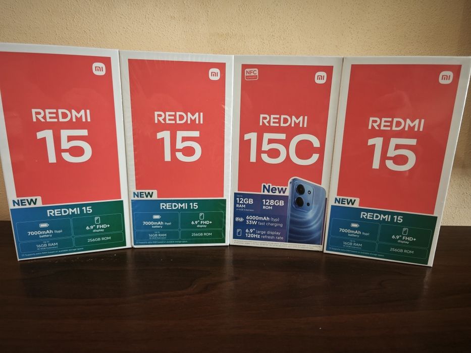 Xiaomi redmi 15, 15С  8/256, 6/128