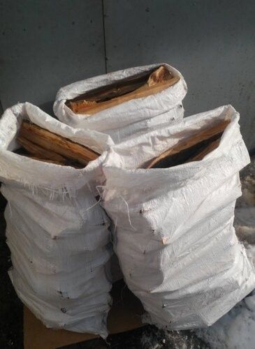 Дрова колотые в мешках. Кора, опилки.Фруктовые.Твердые породы. Акация
