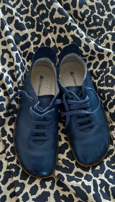 Półbuty skórzane navy skóra mega wygodne EL NATURALISTA bdb 40 450,-