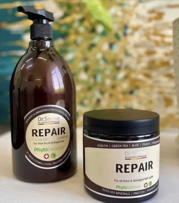 Shampon 1000ml i maską 500ml Dr sorbie Repair