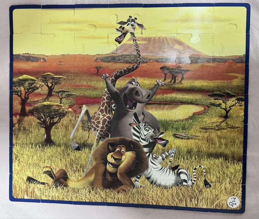 Quebra - cabeça do Madagascar - Happy Meal