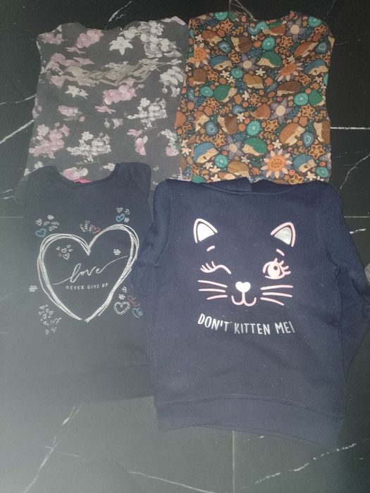 Ubrania dla dziewczynki 110/128