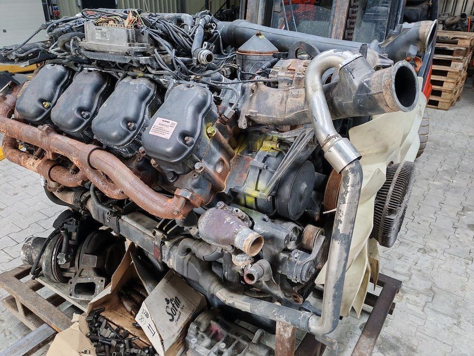 SILNIK USZKODZONY SCANIA DC16 101 520HP V8 EURO6