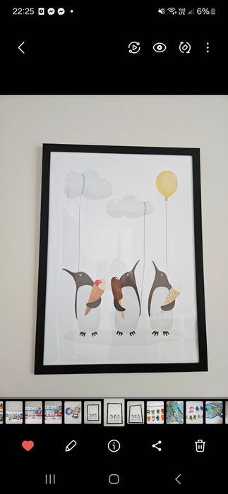 Plakat z pingwinkiem + antyrama