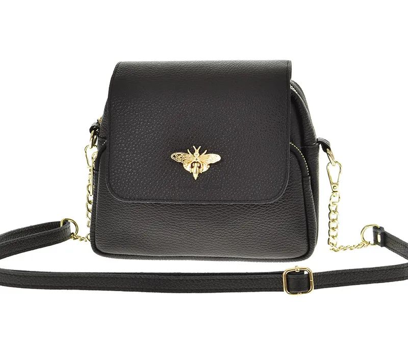 torebka listonoszka laura biaggi – klasyczna elegancja w kolorze black