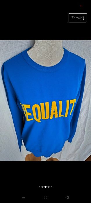 Sweter chabrowy Mango S