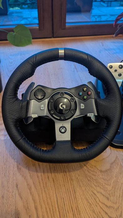 Kierownica, Logitech G920, pedały, kontroler, stan idealny