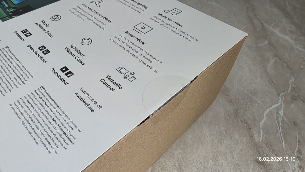 Nanoleaf listwy świecące, dekoracyjne LINES STARTER KIT 9 SZT