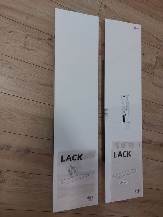 2 półki ikea lack NOWE FOLIA