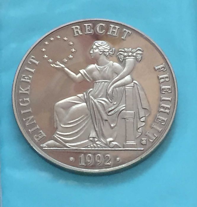 moeda/medalha 1 ECU 1992 Alemanha