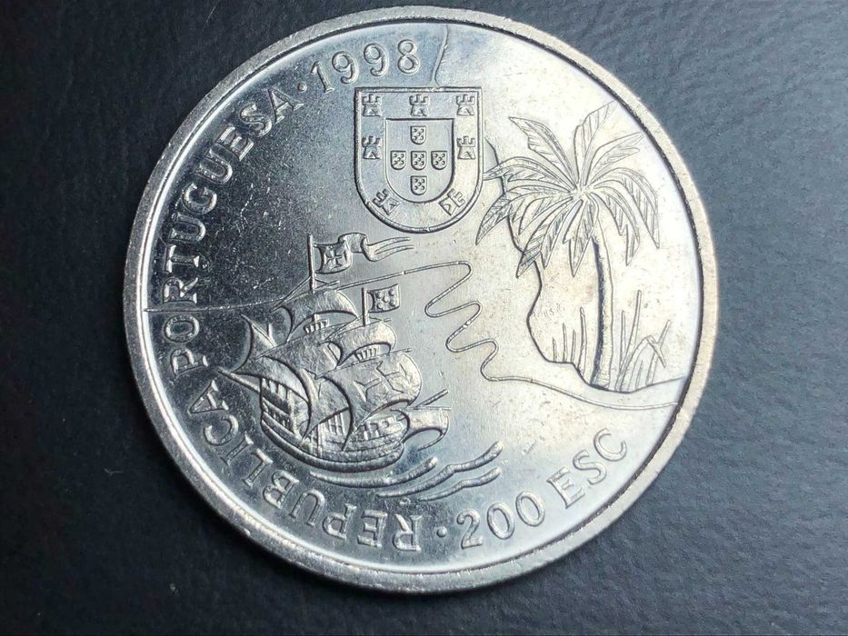 Portugal 1998 - 200 Escudos Cuproniquel - IX Série dos Descobrimentos – Vasco da Gama e o Caminho Marítimo para a India: Terras do Natal