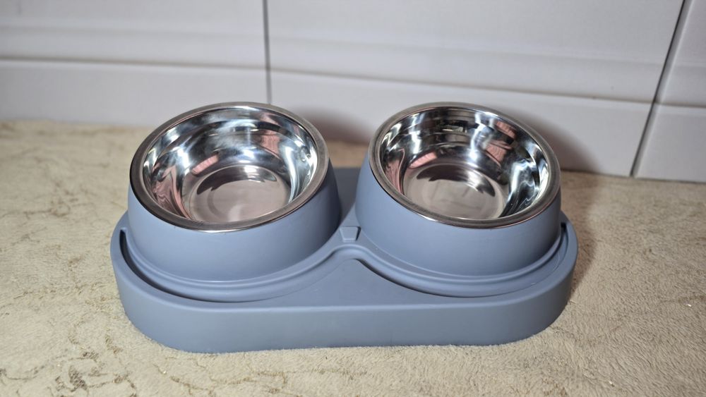 Подвійна миска/годівниця для тварин