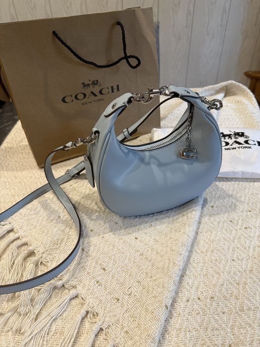 Coach Bolsa Jonie blękitna torebka hit!!!