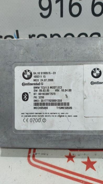 Módulo Bluetooth BMW Série 5 E60 E61 8410919997601 Original
