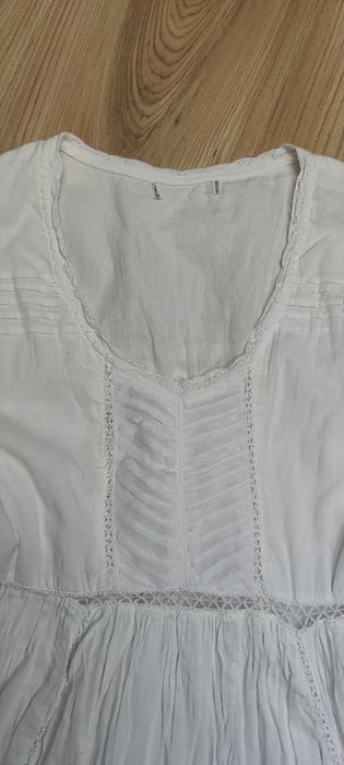 krótka biała sukienka