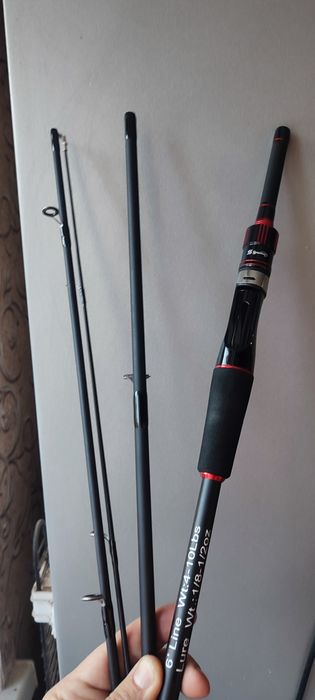 Кастінговий і спінінговий комплект,травел вудлище і катушка