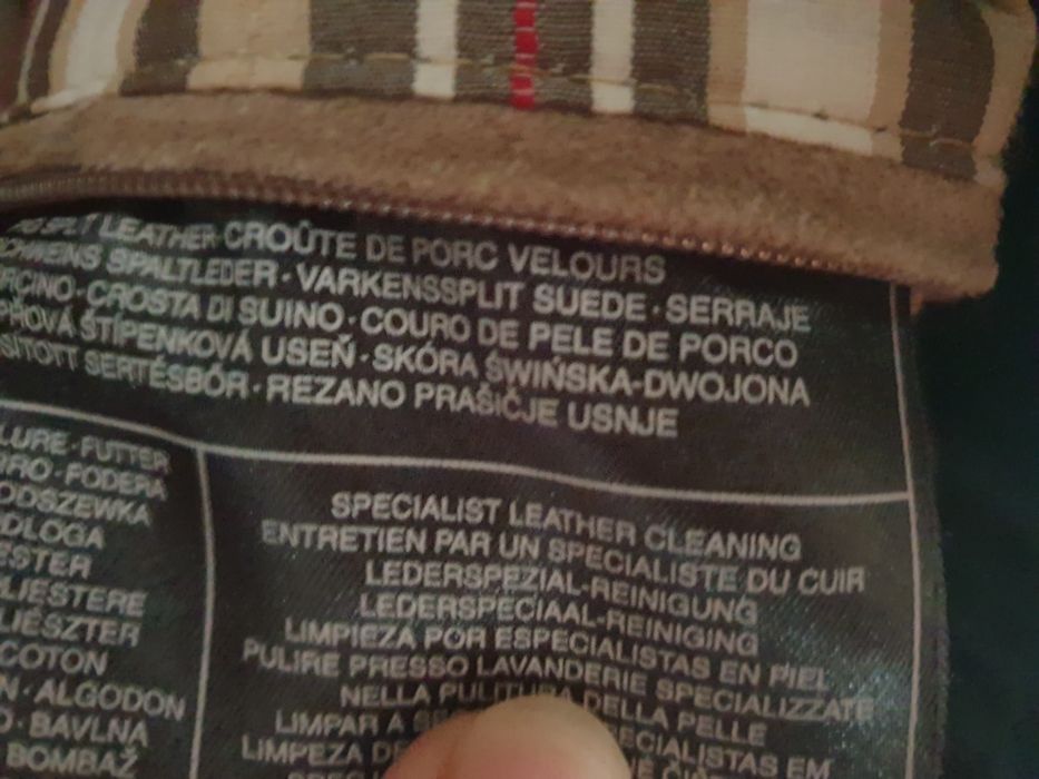 Kurtka L Angelo Litrico skóra bezowa marynarka plaszcz