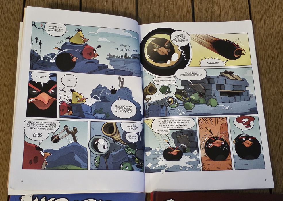 Zestaw książek  Angry Birds