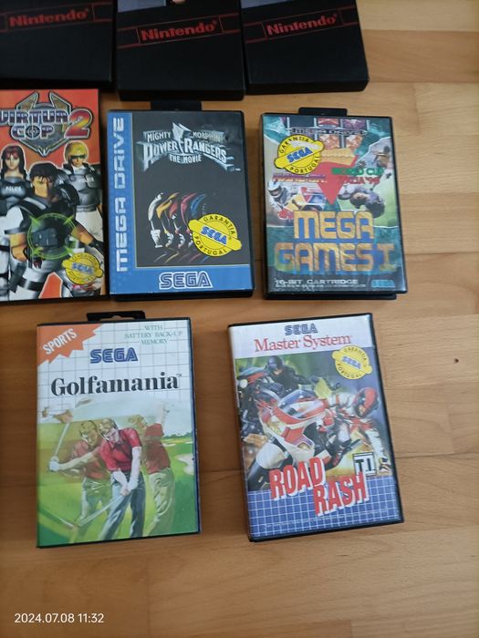 Sega Saturn, snes, master system