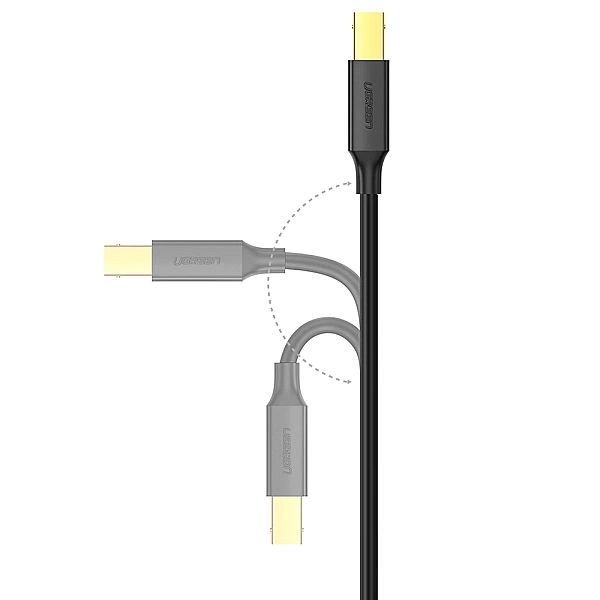 Ugreen kabel Usb Typ B do drukarki (męski) - Usb 2.0 (męski) 480 Mbps