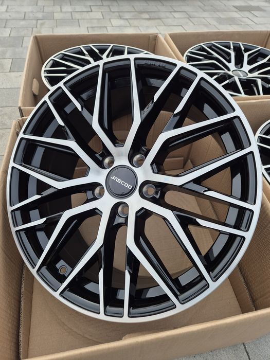 #RS4 Alufelgi R18 5x108 OMODA JAECOO Nowe Czarne TPMS śruby